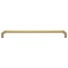 Heritage Brass Cabinet Pull Hex Angular Design 254mm CTC Satin Brass Finish