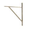 Burnished Brass Chalfont Shelf Bracket (314mm x 250mm)