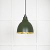 Smooth Brass Brindley Pendant in Heath