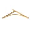 Satin Brass Apperley Shelf Bracket (314mm x 250mm)