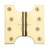 Heritage Brass Parliament Hinge Brass 4" x 2" x 4" Polished Brass finish