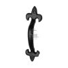 The Tudor Door Pull Handle 5" Black Iron