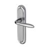 Heritage Brass Door Handle Lever Latch Henley Design Apollo finish