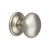 Cottage Large 50mm Rim/Mortice Door Knob Satin Chrome