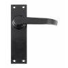 Black Deluxe Lever Latch Set