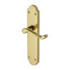 Project Hardware Door Handle Lever Latch Kensington Design Polished Brass finish