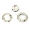 Polished Nickel Round Euro Escutcheon (Art Deco)