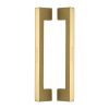 Heritage Brass Back to Back Door Pull Handle Metro Design 305mm Polished Brass Finish