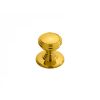 Delamain Plain Knob 30mm - Polished Brass