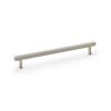 Alexander & Wilks - Crispin Reeded T-bar Cupboard Pull Handle - Satin Nickel - 224mm