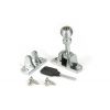 Satin Chrome Beehive Brighton Fastener (Radiused)