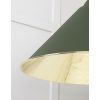 Smooth Brass Hockley Pendant in Heath