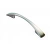 Waisted Flat Bow Handle 96mm - Satin Nickel