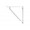 Polished Chrome Barton Shelf Bracket (150mm x 150mm)