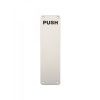 Finger Plate Push - Bright Stainless Steel