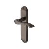 Heritage Brass Door Handle Lever Latch Algarve Design Matt Bronze finish