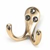 Polished Bronze Celtic Double Robe Hook