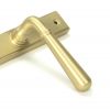 Satin Brass Newbury Slimline Lever Espag. Lock Set