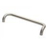 Cranked Pull Handle 450mm Centres - Satin Stainless Steel