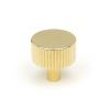 Polished Brass Judd Cabinet Knob - 32mm (No Rose)