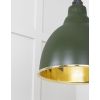 Smooth Brass Brindley Pendant in Heath