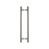 Steel Line T Pull Back to Back 1400mm Satin Stainless Steel finish