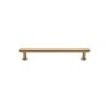 Heritage Brass Cabinet Pull Step Design with 16mm Rose 96mm CTC Satin Brass finish