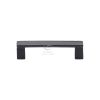 Black Iron Rustic Cabinet Pull Bridge Design 96mm CTC