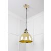 Smooth Brass Brindley Pendant