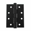 Atlantic Ball Bearing Hinges Grade 13 Fire Rated 4" x 3" x 3mm - Matt Black (Pair)