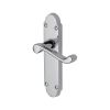 Project Hardware Door Handle Lever Latch Milton Design Polished Chrome finish