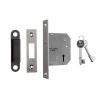 Lever Deadlock 64mm - Satin Nickel