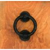 Black 4" Ring Door Knocker