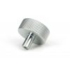 Satin Chrome Brompton Cabinet Knob - 38mm (No rose)