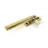 Aged Brass Locking Art Deco Fastener - LH