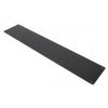 Atlantic Kick Plate Radius Corner Pre drilled with screws 815mm x 150mm - Matt Black