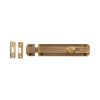 Heritage Brass Door Bolt Flat 6" Antique Brass finish