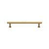 Heritage Brass Cabinet Pull Hexagon Design with 16mm Rose 128mm CTC Satin Brass finish