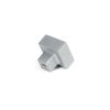 Satin Chrome Albers Cabinet Knob - 25mm