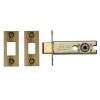 York Architectural Tubular Bathroom Deadbolt 4" Antique Brass finish