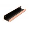 Polished Bronze 200mm Plain Edge Pull