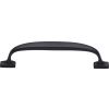 Heritage Brass Cabinet Pull Durham Design 128mm CTC Matt Black Finish