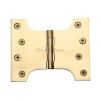 Heritage Brass Parliament Hinge Brass 4" x 3" x 5" Polished Brass finish