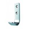 Flat Coat Hook - Bright Stainless Steel