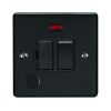 Eurolite Enhance Decorative Switched Fuse Spur With Flex Outlet Matt Black