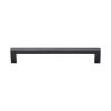 Heritage Brass Cabinet Pull City Design 160mm CTC Matt Black Finish