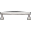 Heritage Brass Cabinet Pull Deco Design 128mm CTC Polished Nickel Finish