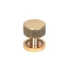 Polished Bronze Brompton Cabinet Knob - 25mm (Plain)