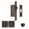 SLD Lock C/W SQ Privacy Turns Black Matt