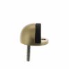 Atlantic Half-Moon Premium Floor Mounted Door Stop - Satin Brass